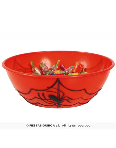 Bol naranja 27x9 cms plastico