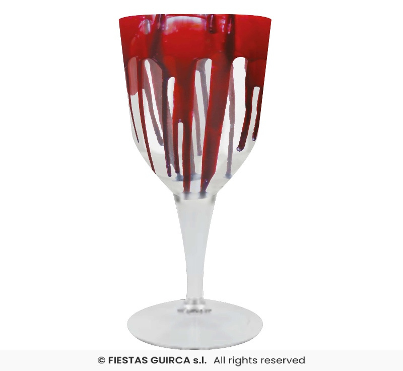 Copa ensangrentada, 9x19 cms