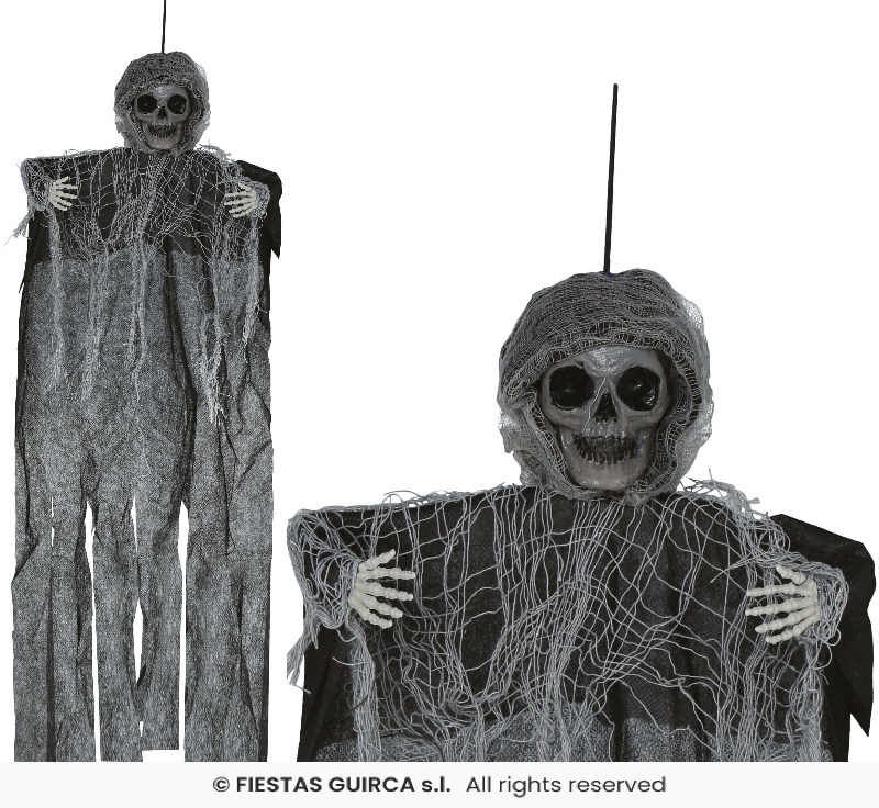 Colgante esqueleto con tunica 60 cm