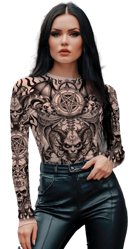 Maillot efecto tatuajes