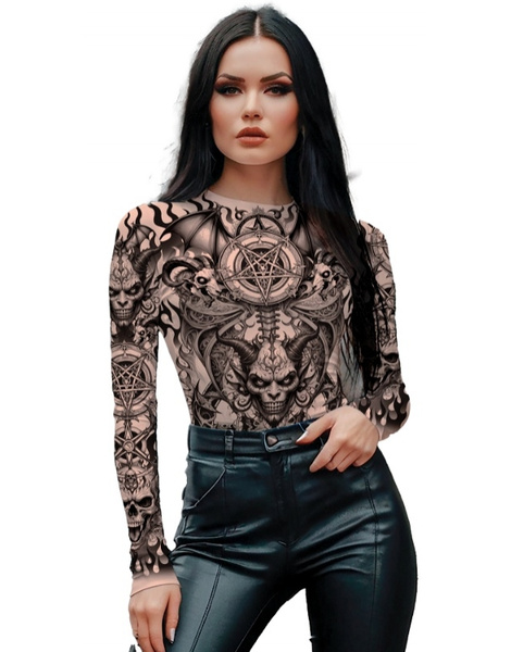 Maillot efecto tatuajes