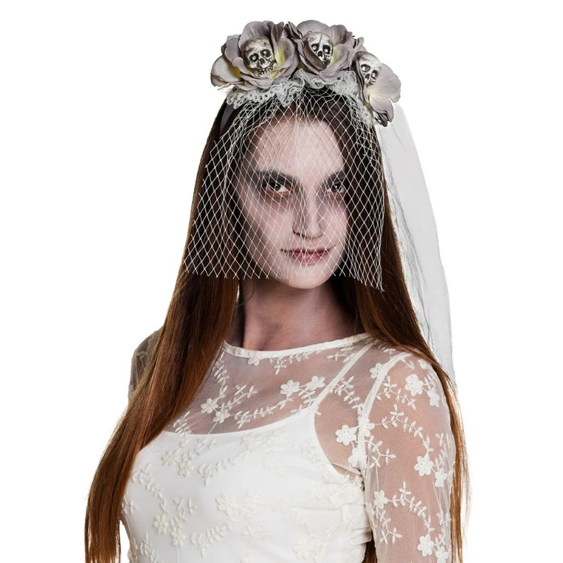 Diadema de calavera de zombi