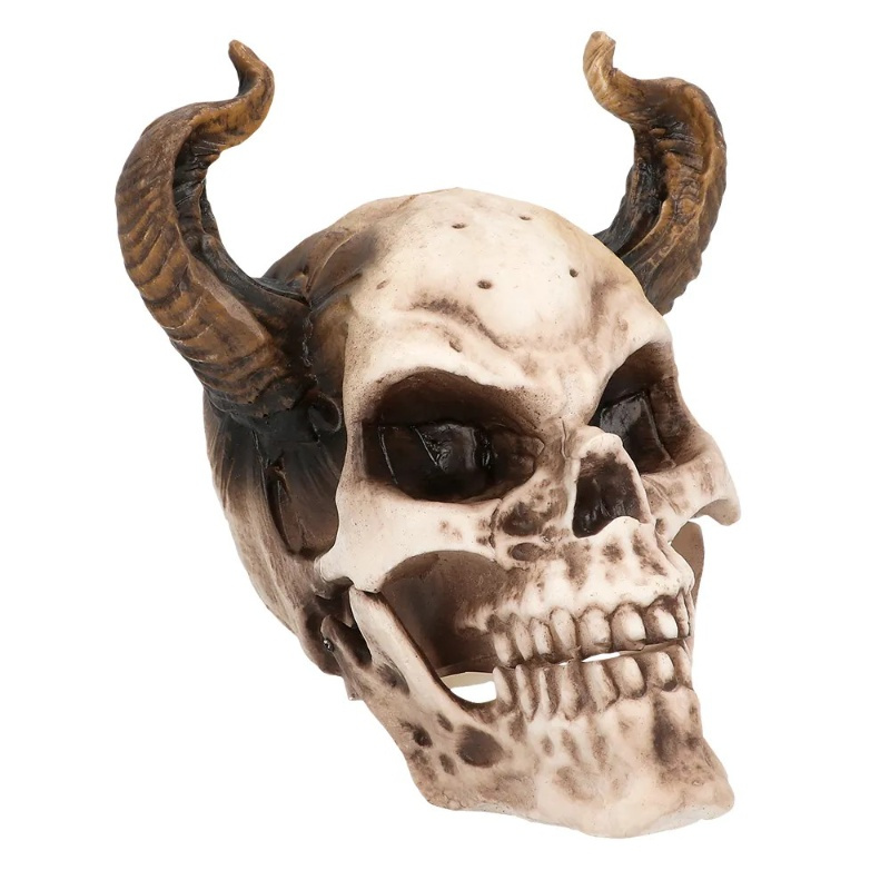 Calavera de diablo con mandíbula móvil