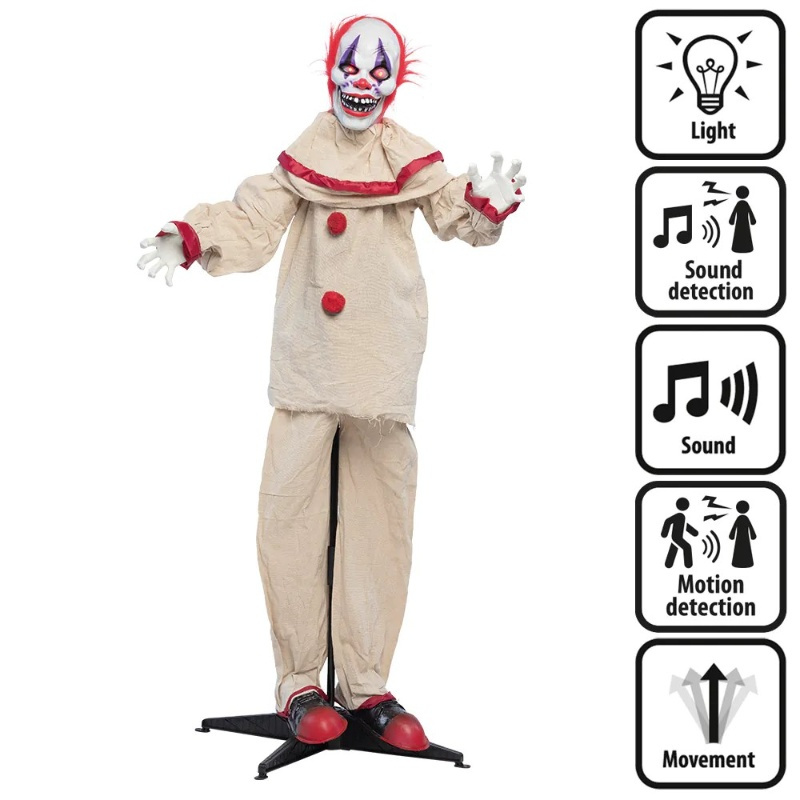 Decoración de pie Payaso aterrador