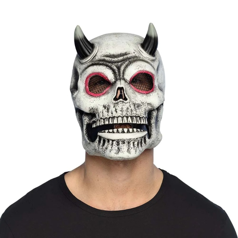 Máscara Calavera De Diablo  De Látex