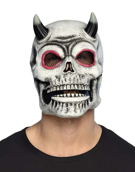 Máscara Calavera Diablo Látex