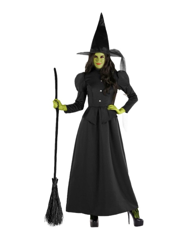 Disfraz Bruja negra clásica T.M