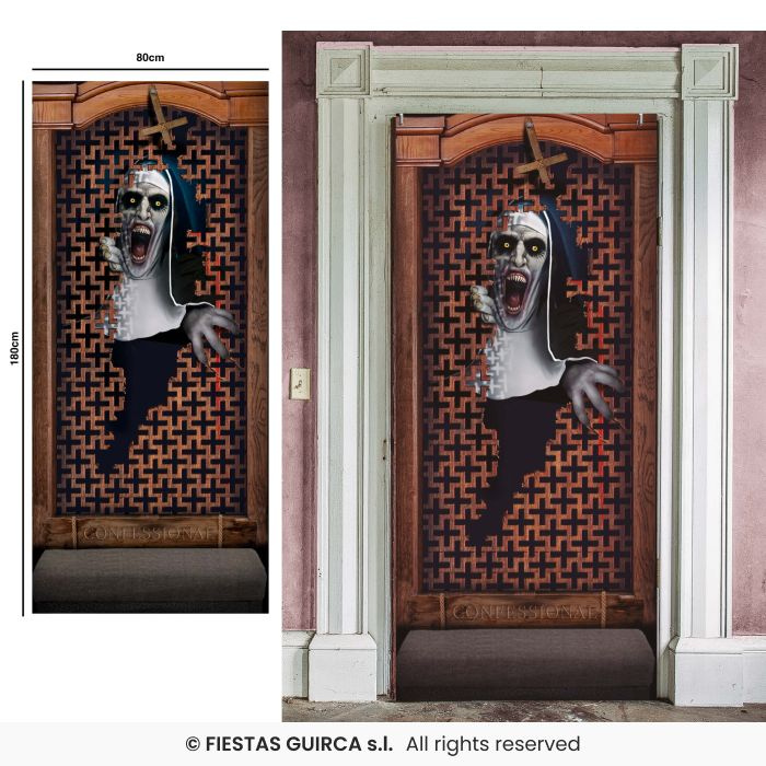 Decoracion puerta Confesionario 80x180
