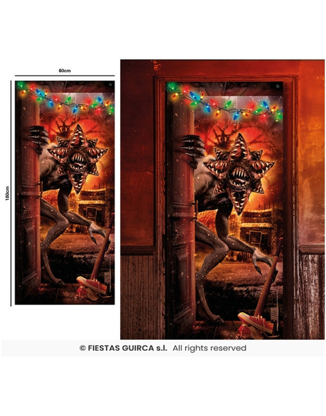 Decoracion puerta Monstruo 80x180