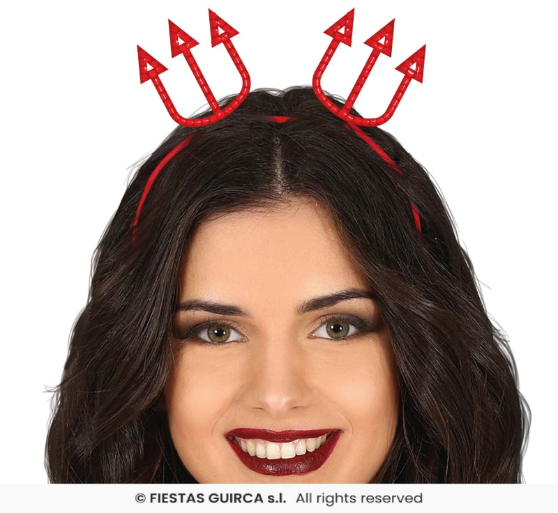 Diadema metalica tridente