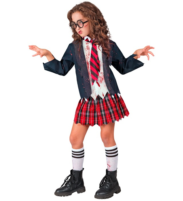 Disfraz Estudiante zombie infantil/juv.