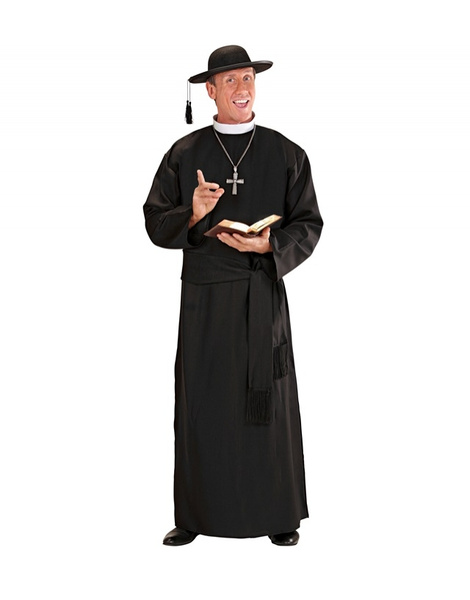 Disfraz Cura clásico para adulto