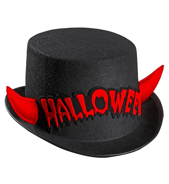 Chistera halloween con cuernos