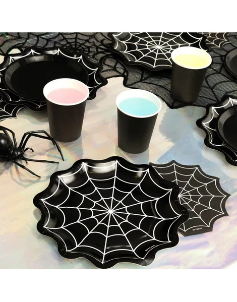 Plato Llano Telaraña 6ud 23.50X23.50cm