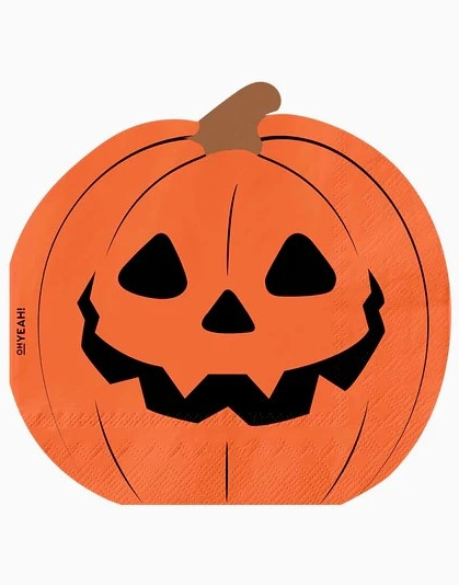Servilleta Calabaza 33X33 cm 20 ud