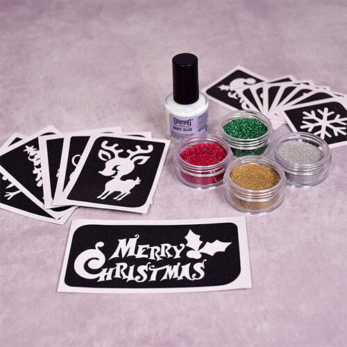 Cosmetic Glitter Set Navidad