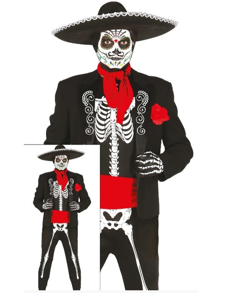 Disfraz Mejicano Skeleton adulto