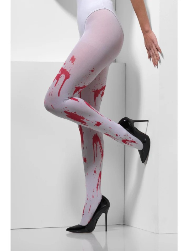Medias Blancas con salpicadura sangre
