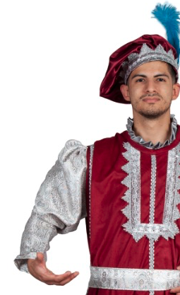 GUIRMA Disfraz Paje Real Rojo - M GUIRMA Disfraz Paje Real Rojo - M