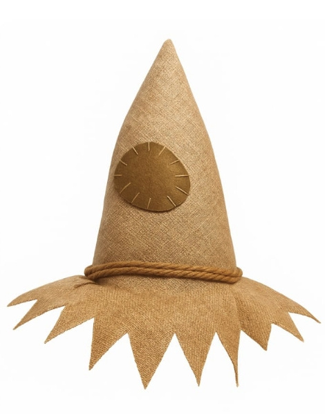 Gorro Espantapájaros tela saco adulto