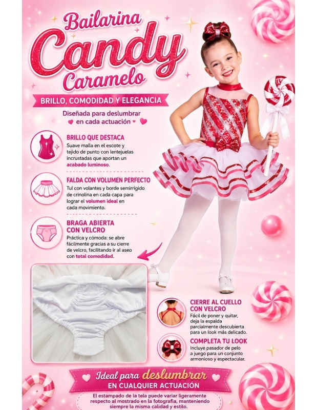 Disfraz Bailarina Candy Caramel Infantil