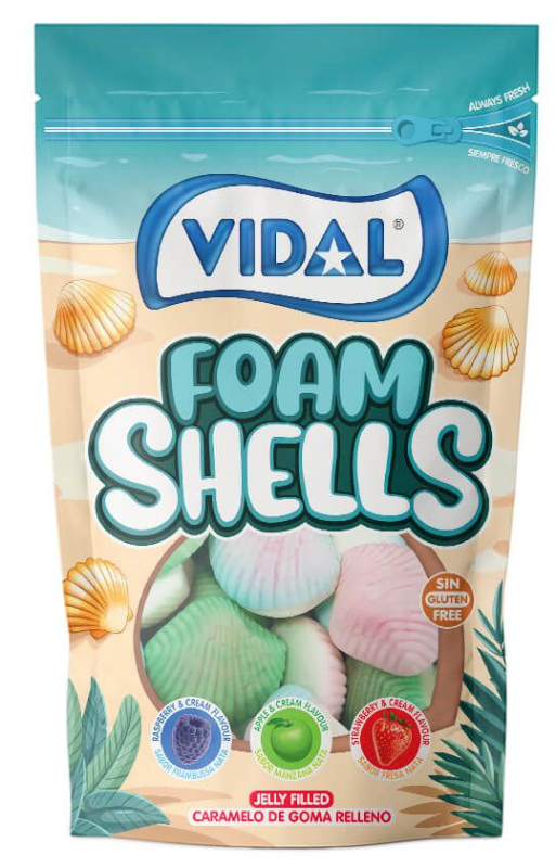 Bolsa almejas rellenas foam 180g. vidal
