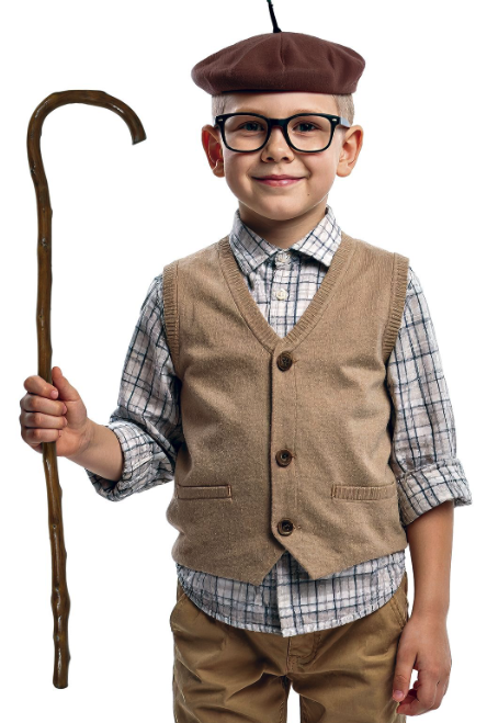 Bastón madera infantil