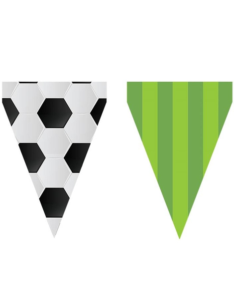 Banderin Triangular 9 Paneles Futbol