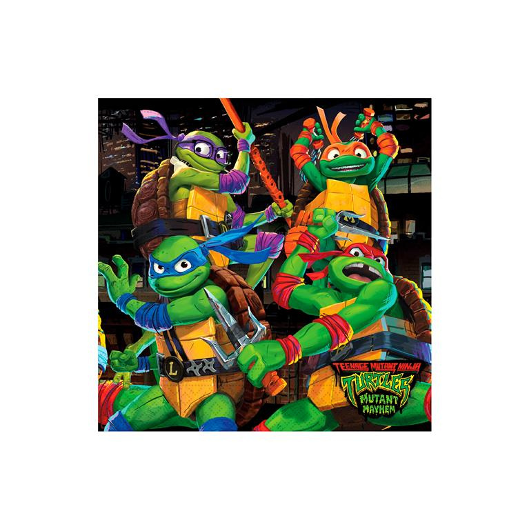 20 Servilletas  Tortugas Ninjas 33x33