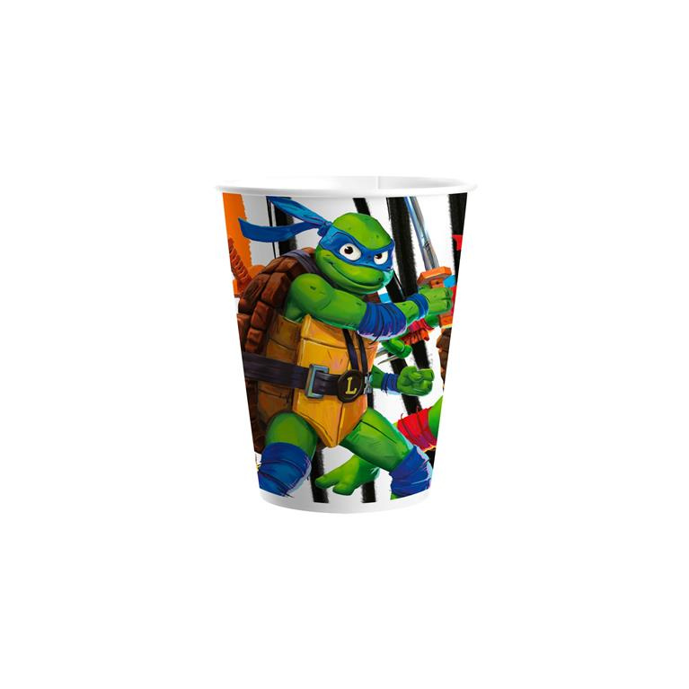 8 Vasos Tortugas Ninjas 20 cl.
