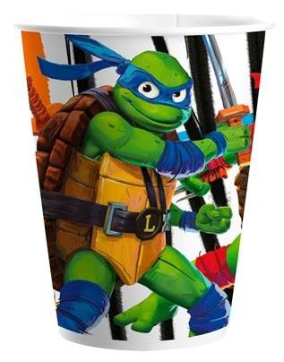 8 Vasos Tortugas Ninjas 20 cl.