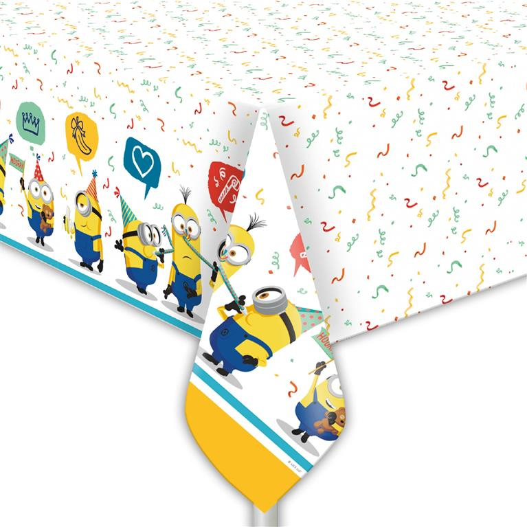 Mantel Plástico Minions 120X180cm