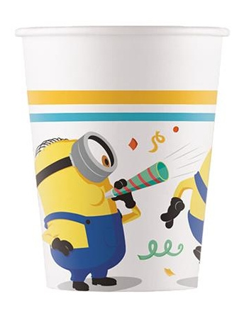8 Vasos Minions 20 Cl