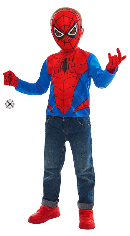Kit Disfraz Spiderman infantil
