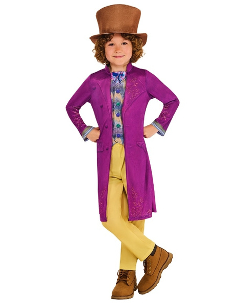 Disfraz Willy Wonka deluxe infantil