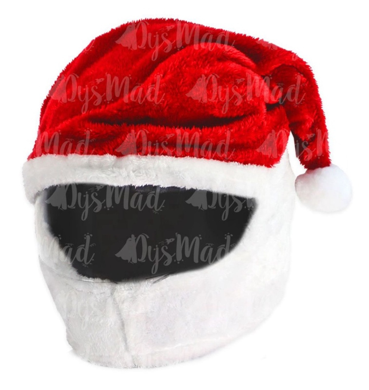 Gorro Papa Noel Para Casco