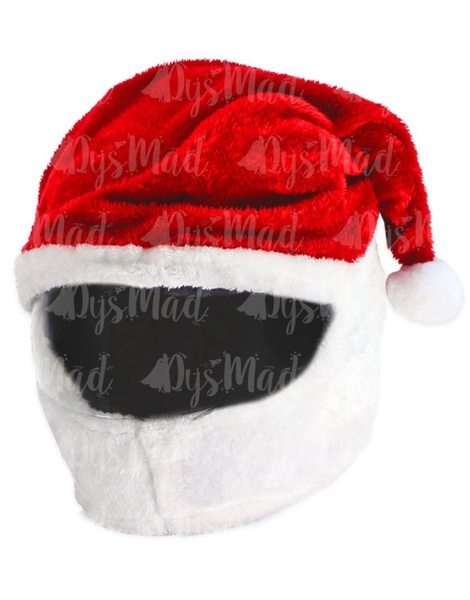 Gorro Papa Noel para Casco