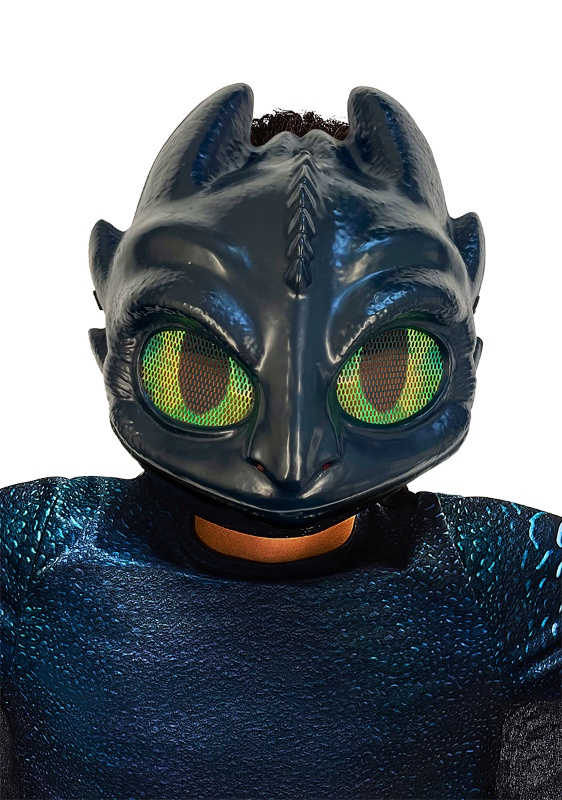 Máscara Toothless Night Fury Infantil