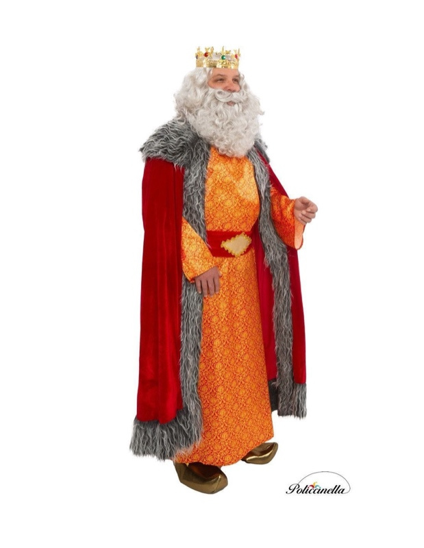 Disfraz Rey Mago pelo gris T.L