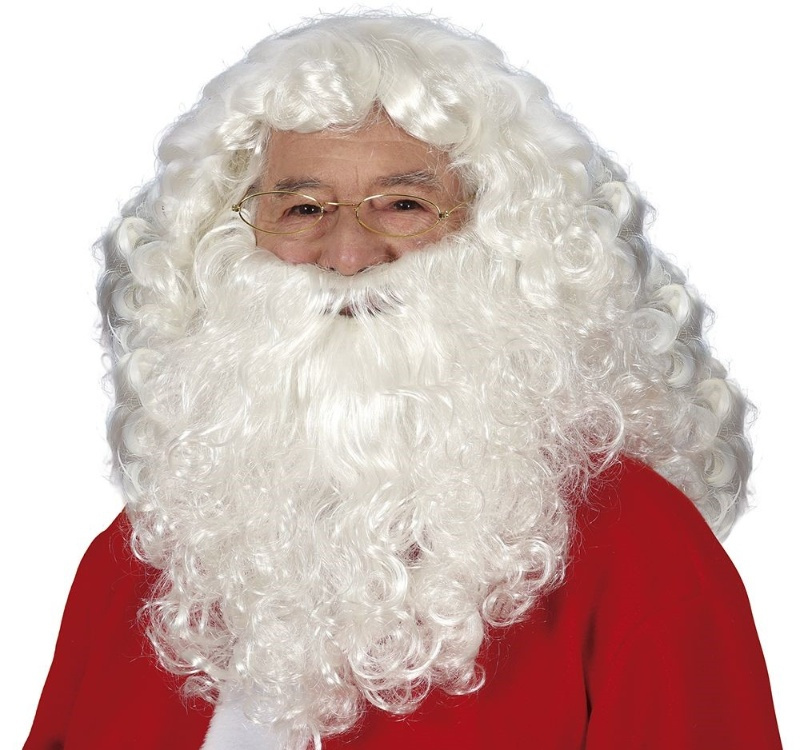 Peluca y Barba Papa Noel HQ En Caja