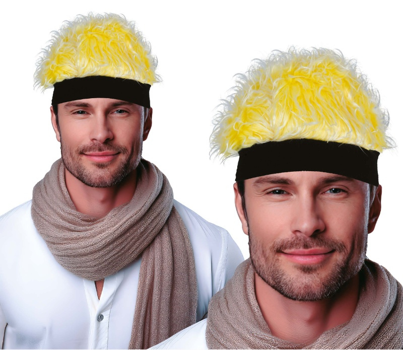 Peluca Rubia Con Cinta Adulto