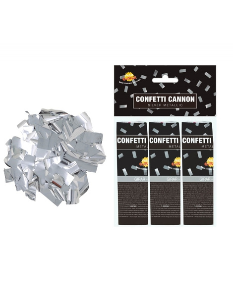 Bolsa 3 cañones Plata 10,5 cms.