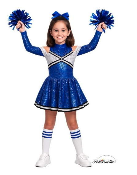 Disfraz Animadora Azul nuevo