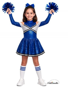 Disfraz Animadora Azul nuevo