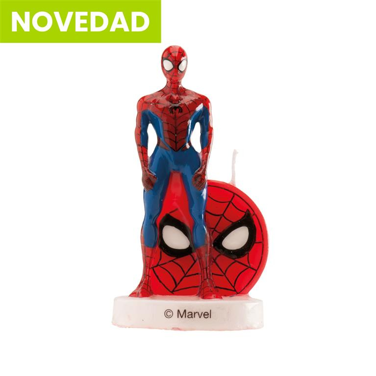Vela 3D Spiderman  9 cms.