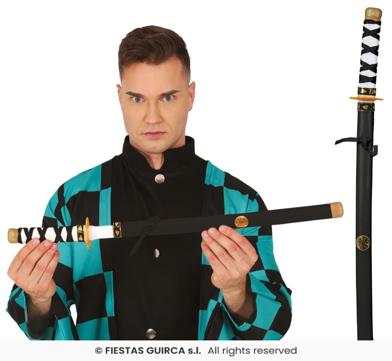 Espada samurai con funda 60 cms