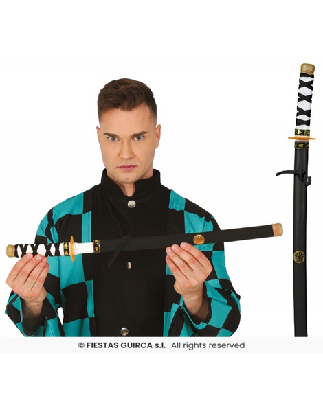 Espada samurai con funda 60 cms