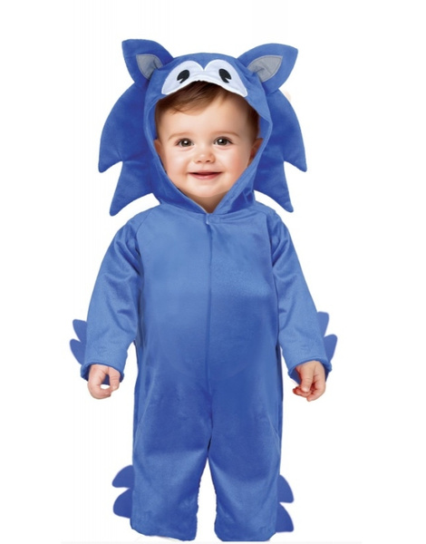 Disfraz Erizo Azul Bebé