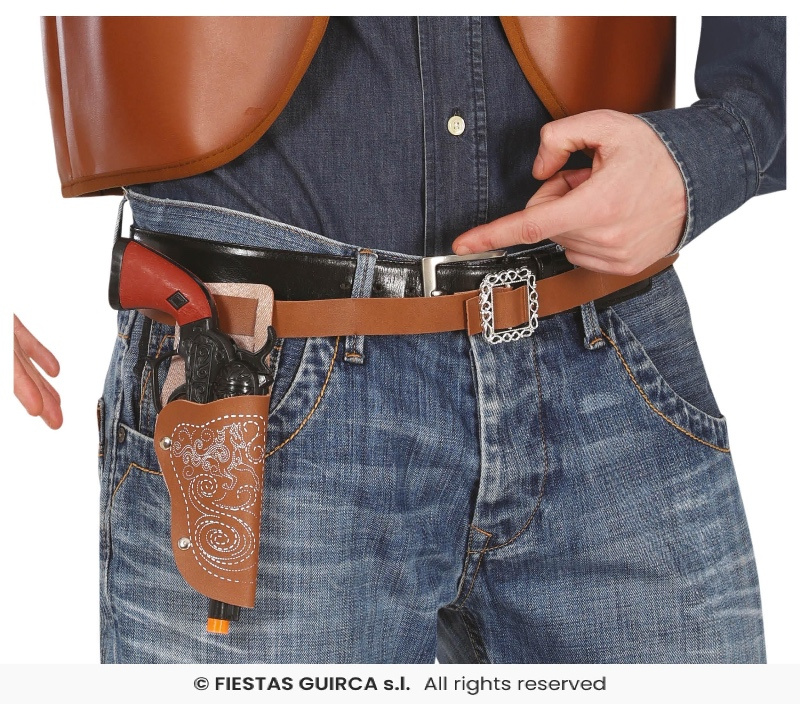 Cartuchera con pistola 24 cms.