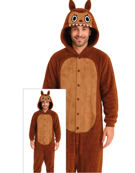 Disfraz Pijama Lulu Monster Marron Ad